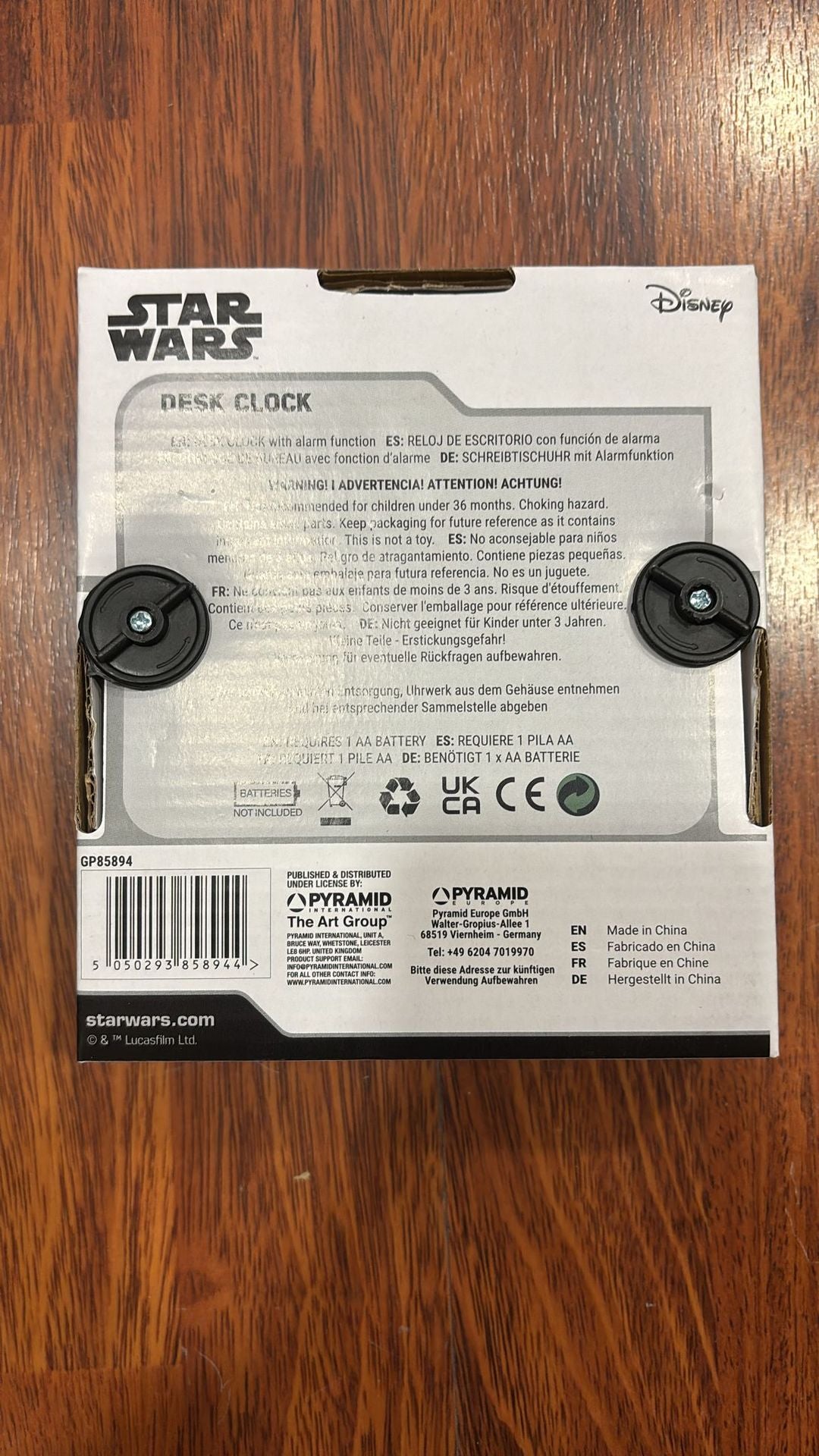 Orologio Da Tavolo Star Wars Long Time Ago - Gp85894 Orologio Da Tavolo Star Wars Long Time Ago - Gp85894
